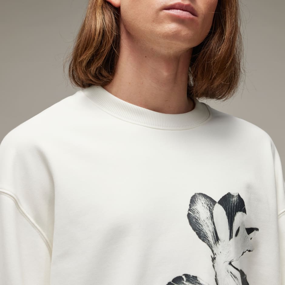 Y-3 Graphic French Terry Crew Sweater