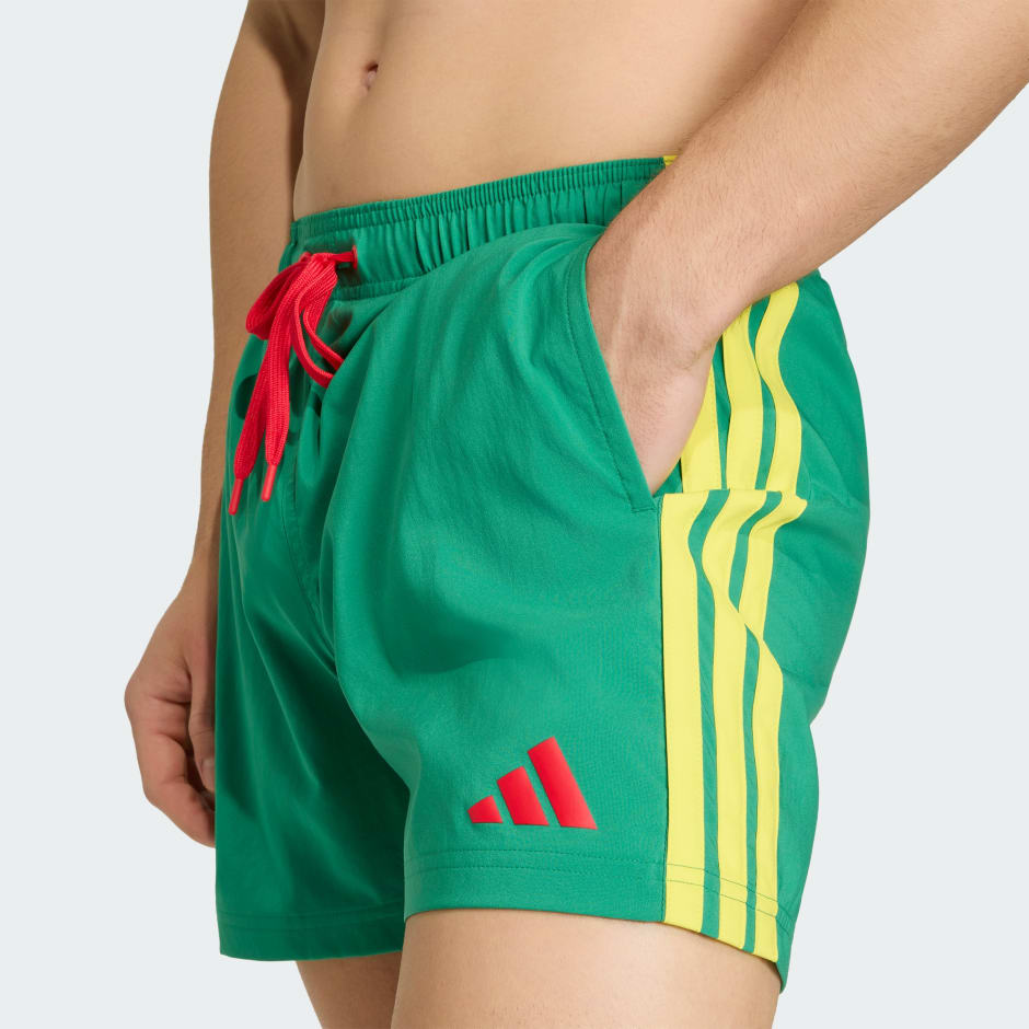 3 STRIPES SWIM SHORTS 5 INCH