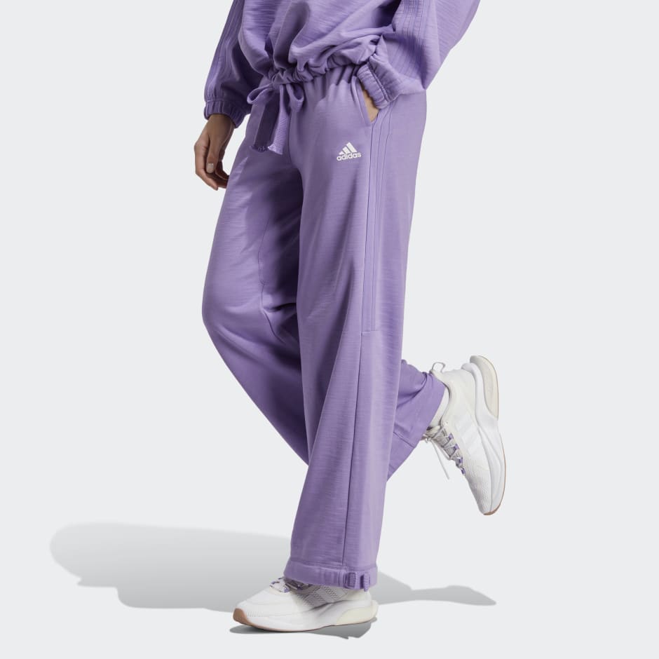 álbum de recortes viuda Alerta Women's Clothing - Dance Versatile Knit Pants - Purple | adidas Kuwait
