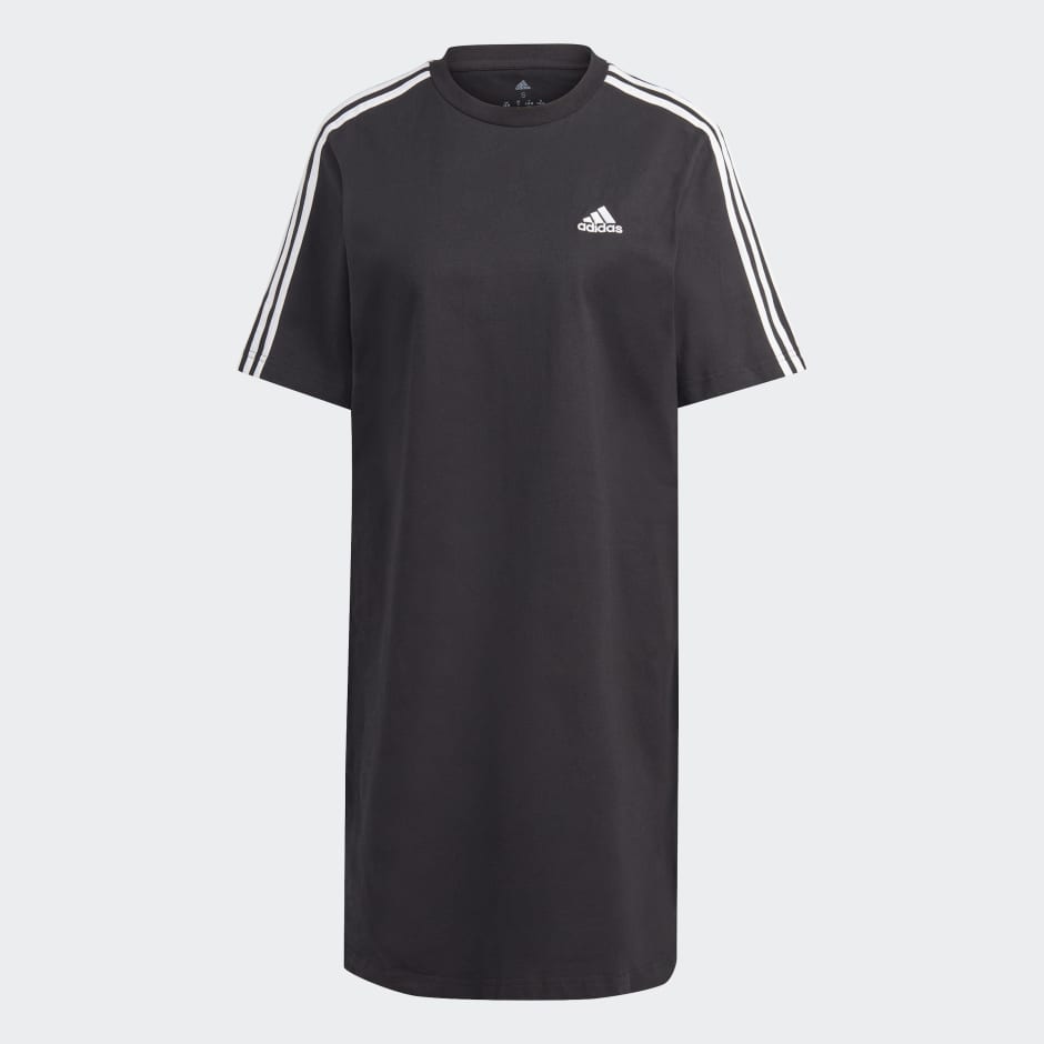 Essentials 3-Stripes Single Jersey Boyfriend Tee Dress