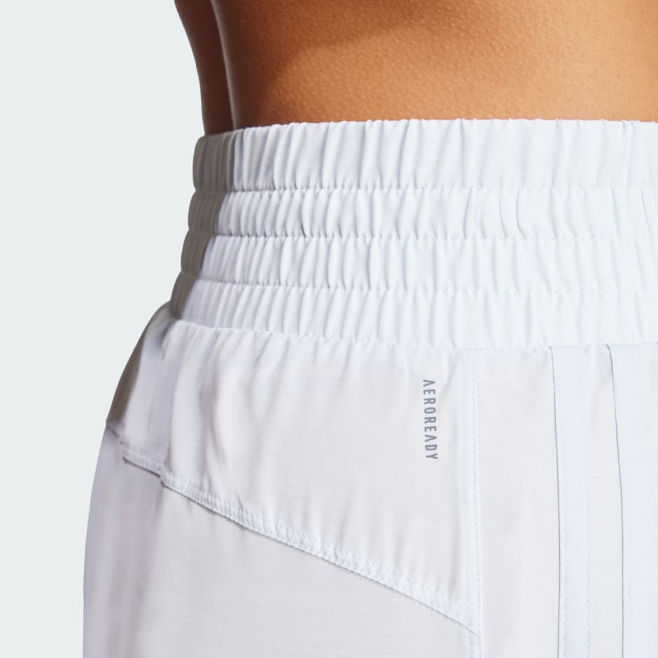 Pacer Training 3-Stripes Woven High-Rise Shorts