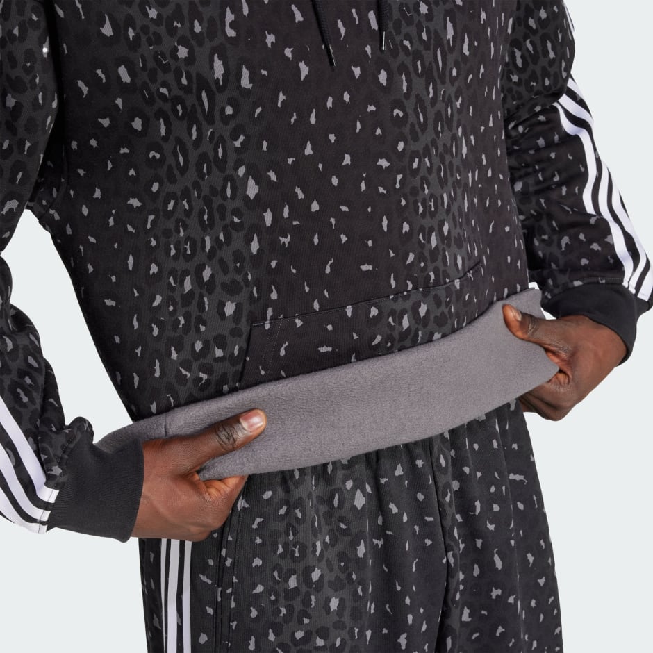 Hanorac lejer cu imprimeu integral Leo