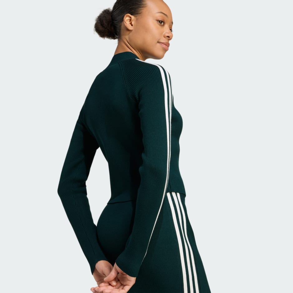 Adicolor 3-Stripes Slim Knit Track Top