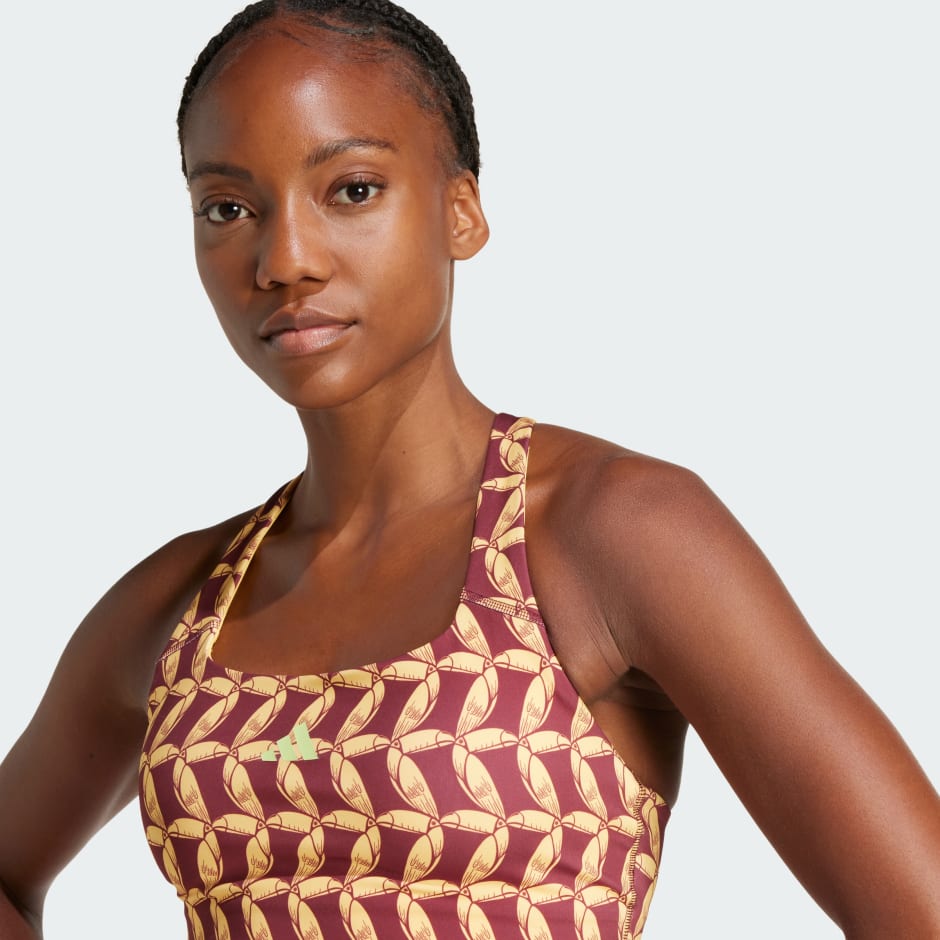 Bustieră cu susținere medie adidas x FARM Rio