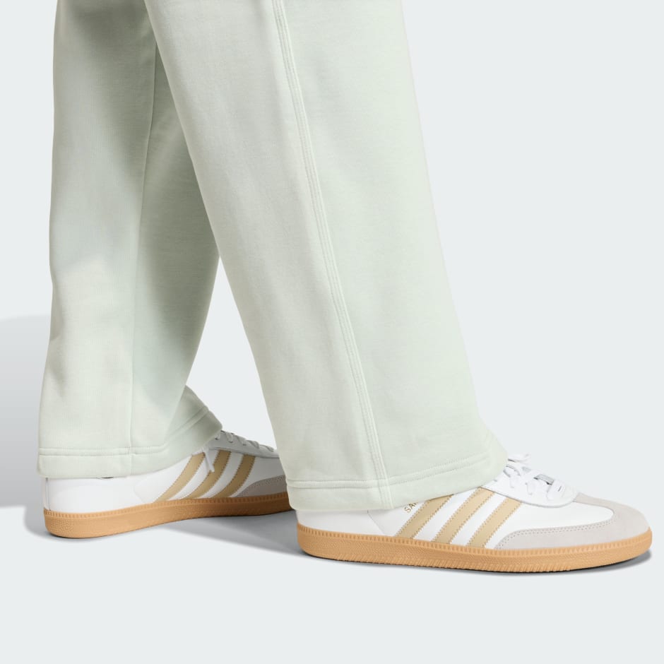 PANTALONI LARGI CU TIV DESCHIS ESSENTIAL