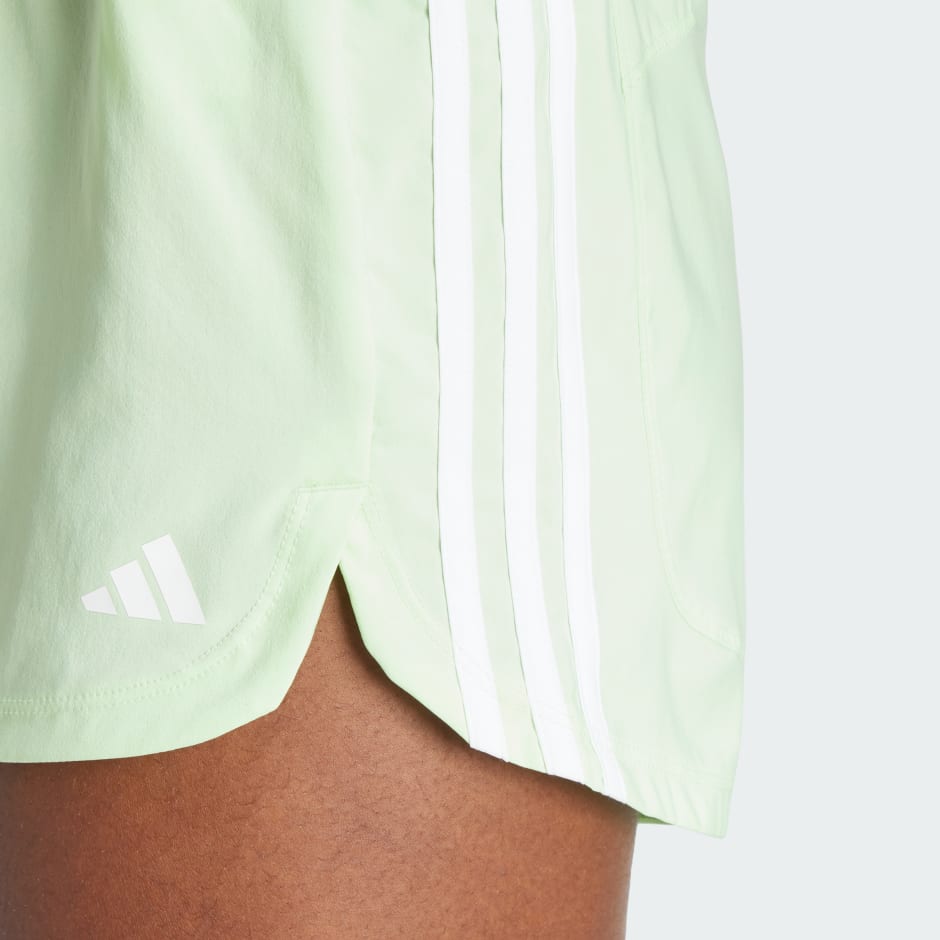 Pacer Training 3-Stripes Woven High-Rise Shorts