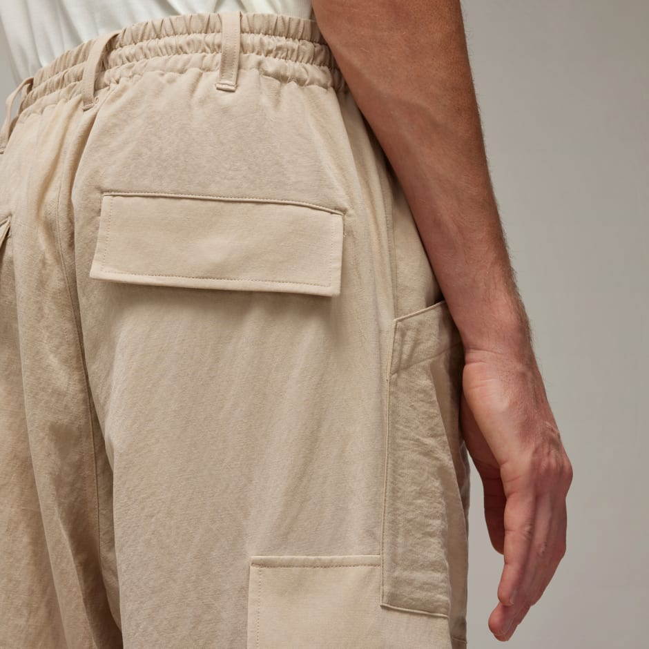 Y-3 Washed Twill Cuffed Cargo Pants