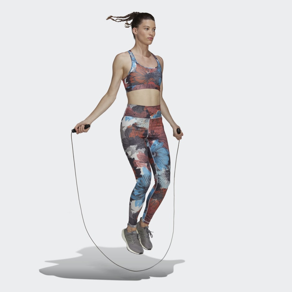 Powerreact Training Medium-Support Allover Print Bra