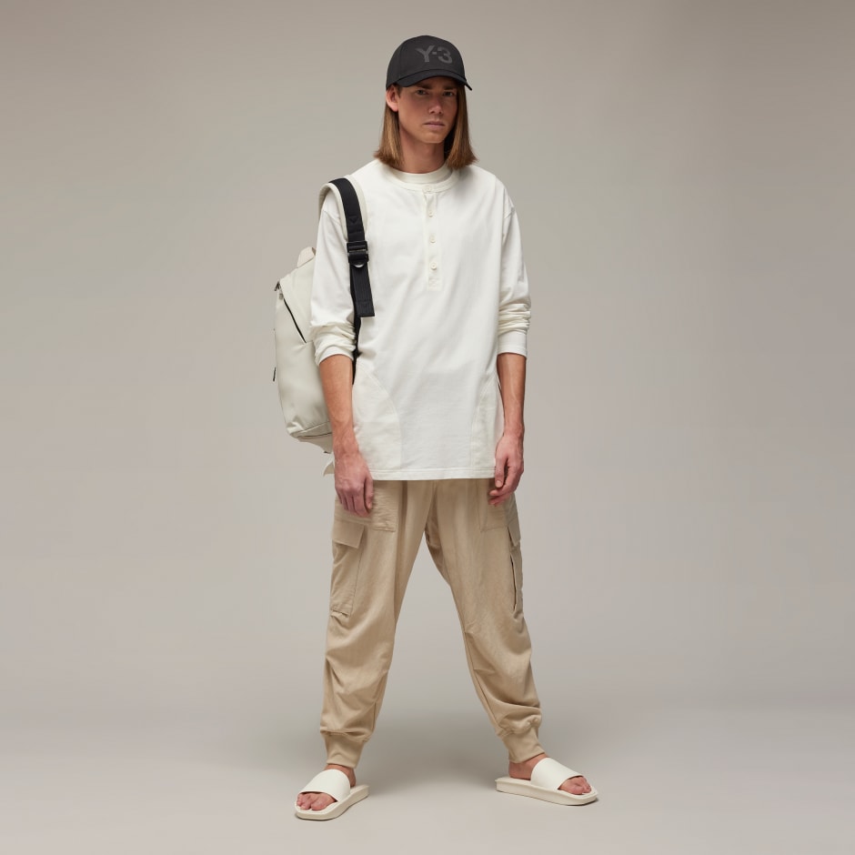 Y-3 Washed Twill Cuffed Cargo Pants