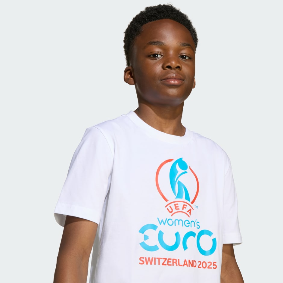 Tricou cu emblema oficială EURO25&trade; feminin pentru copii