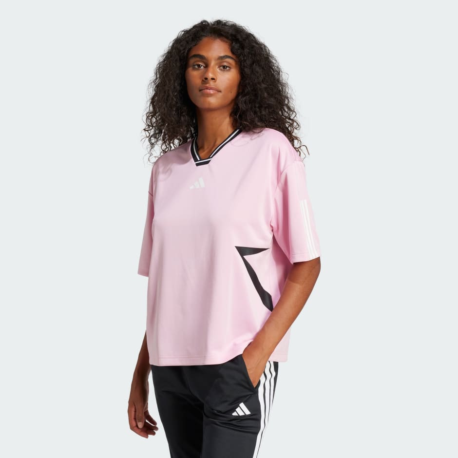 Tiro Cut 3-Stripes Colorblock Boyfriend Tee