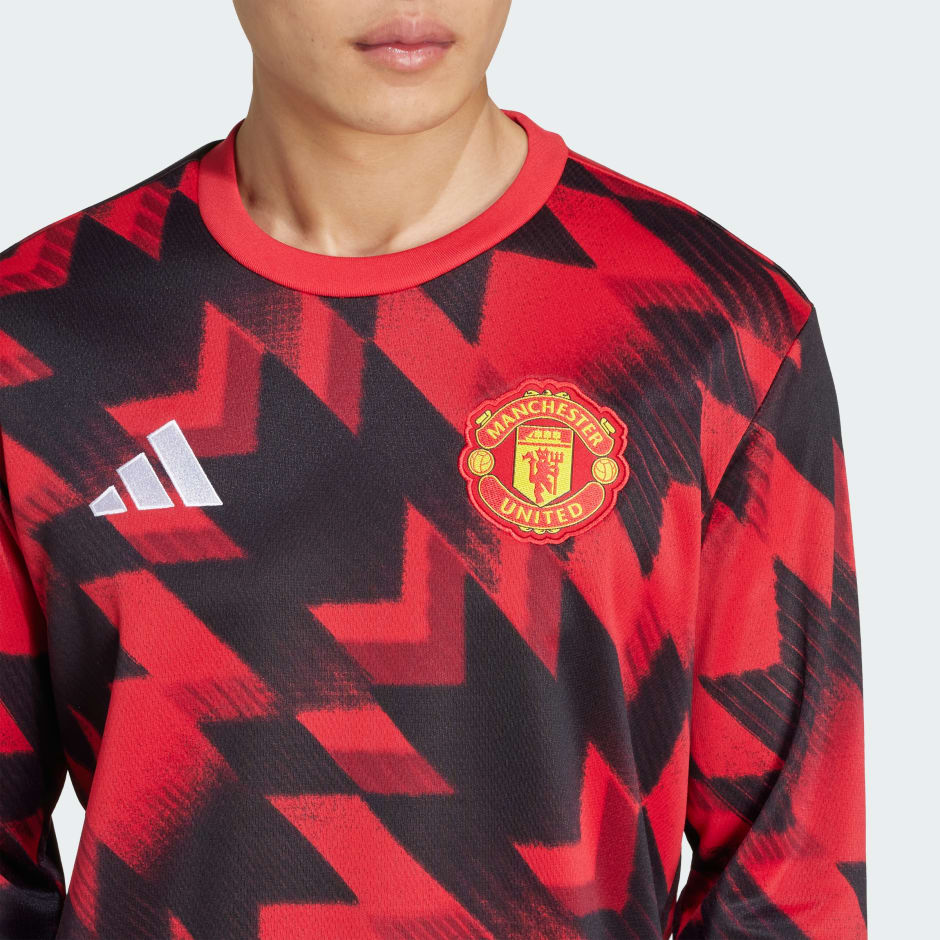 Bluză de &icirc;ncălzire Manchester United 25/26 &icirc;nainte de meci