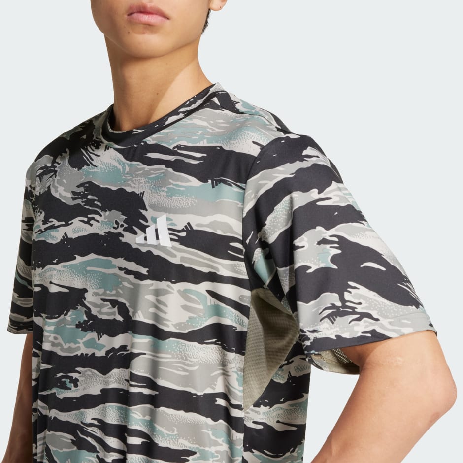 Tricou Train Essentials Camo AOP