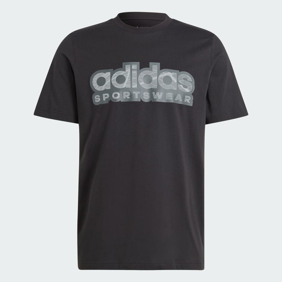 Clothing - Tiro Graphic Tee - Black | adidas South Africa