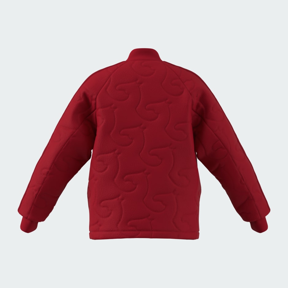 SPORTSWEAR Junior Boys 3 Stripes Quilted Padding Jacket