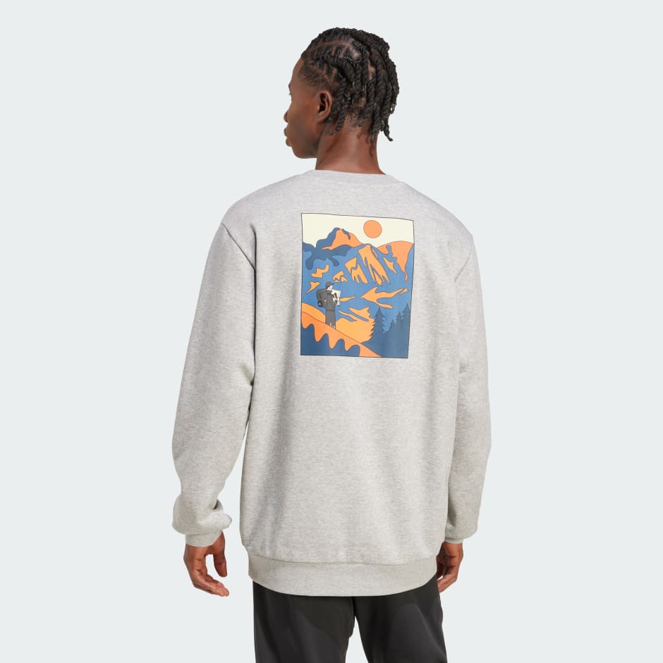 Doodle Hunt Hike Graphic Sweatshirt