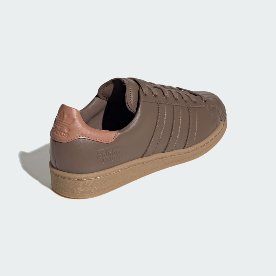 Adidas superstar 2025 brown leather