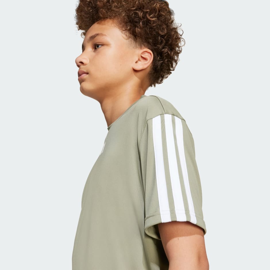 טי-שירט לילדים Train Essentials 3-Stripes