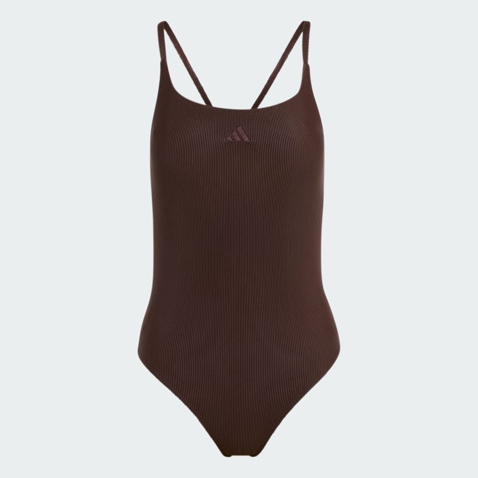 Costum de baie Iconisea căptușit, cu nervuri și bretele subțiri