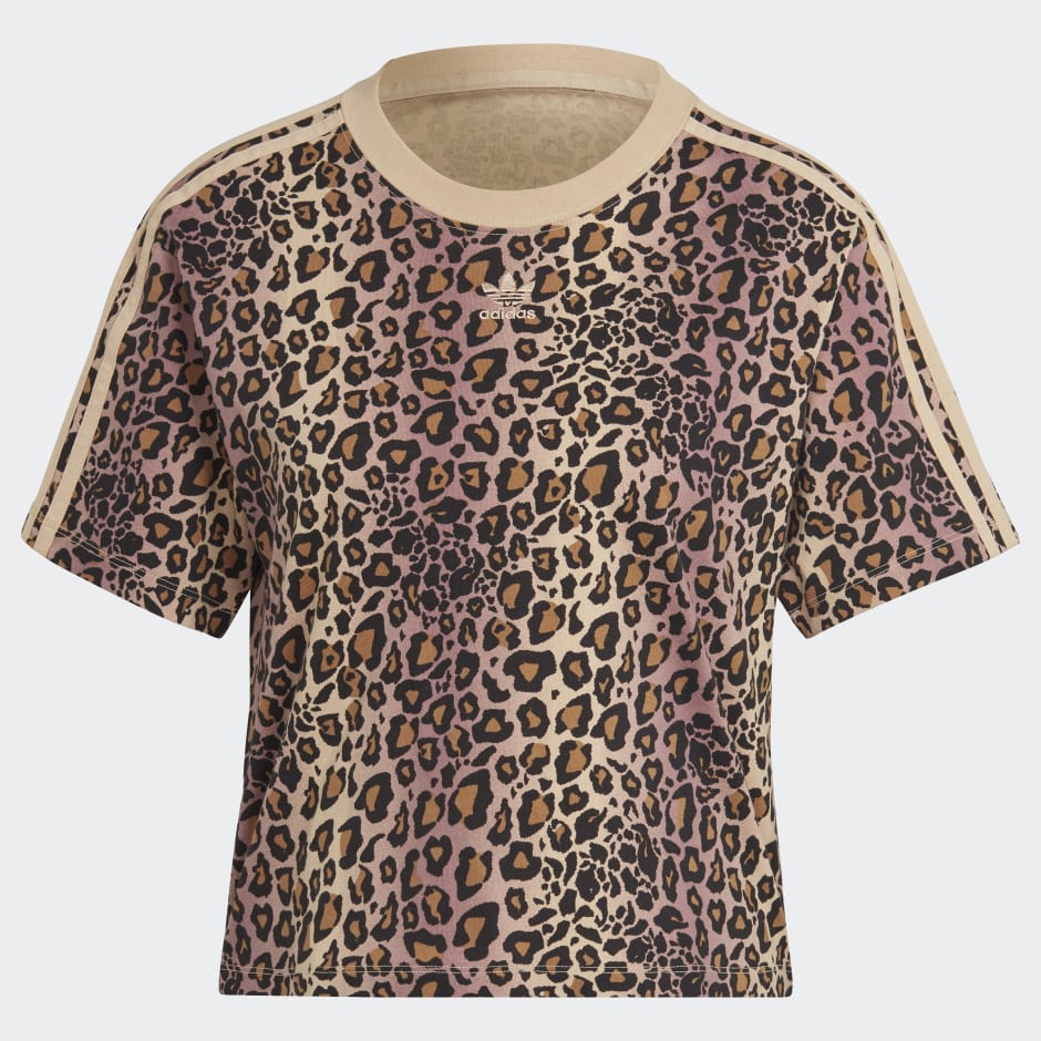 Camiseta Animal Print Mesh Adidas Sportswear