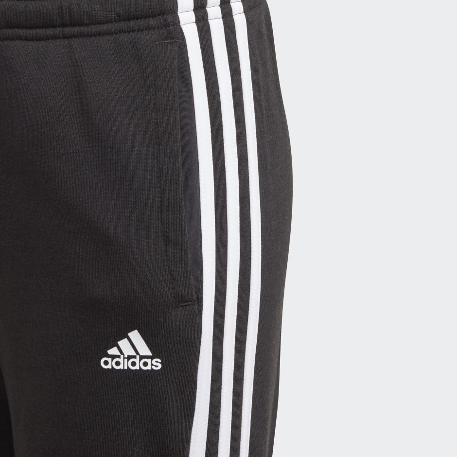 adidas adidas Essentials 3-Stripes French Terry Pants - Black | adidas UAE