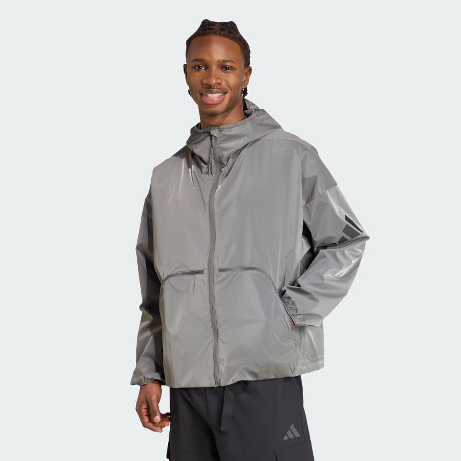 新品　TECH DETACHABLE WINDBREAKER JACKET Black Techwear Windbreaker – Blackout Techwear UK