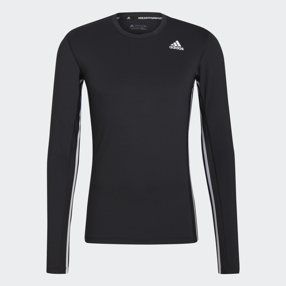 Techfit 3-Stripes Celebration Long Sleeve Tee