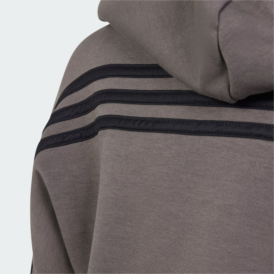 سترة Future Icons 3-Stripes Full-Zip Hooded Track