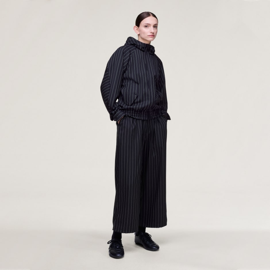 Y-3 SPORT UNIFORM PINSTRIPE TRACK PANTS