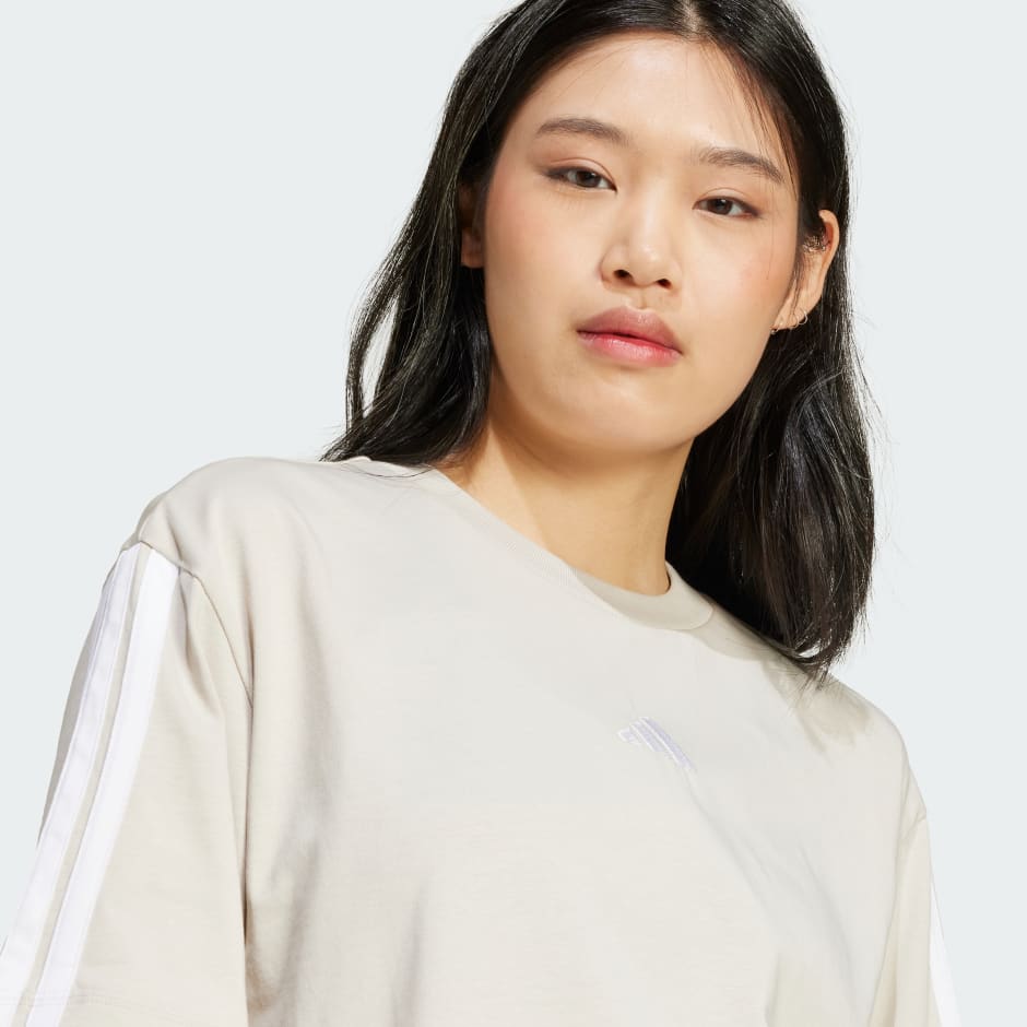 Essentials 3-Stripes Boyfriend Tee