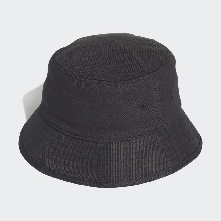 Black adidas Originals Trefoil Bucket Hat