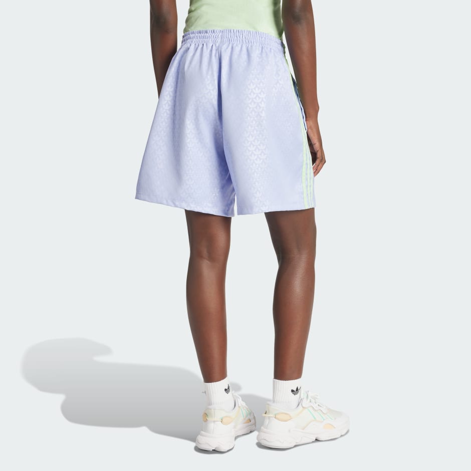 Fashion Monogram Satin Shorts
