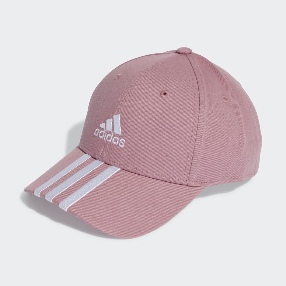 3-Stripes Cotton Twill Baseball Cap