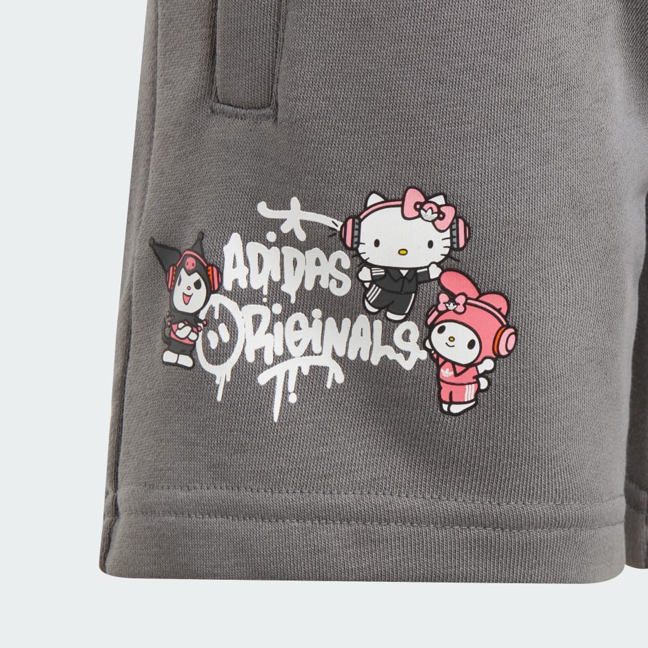 طقم تيشيرت وشورت adidas Originals x Hello Kitty 