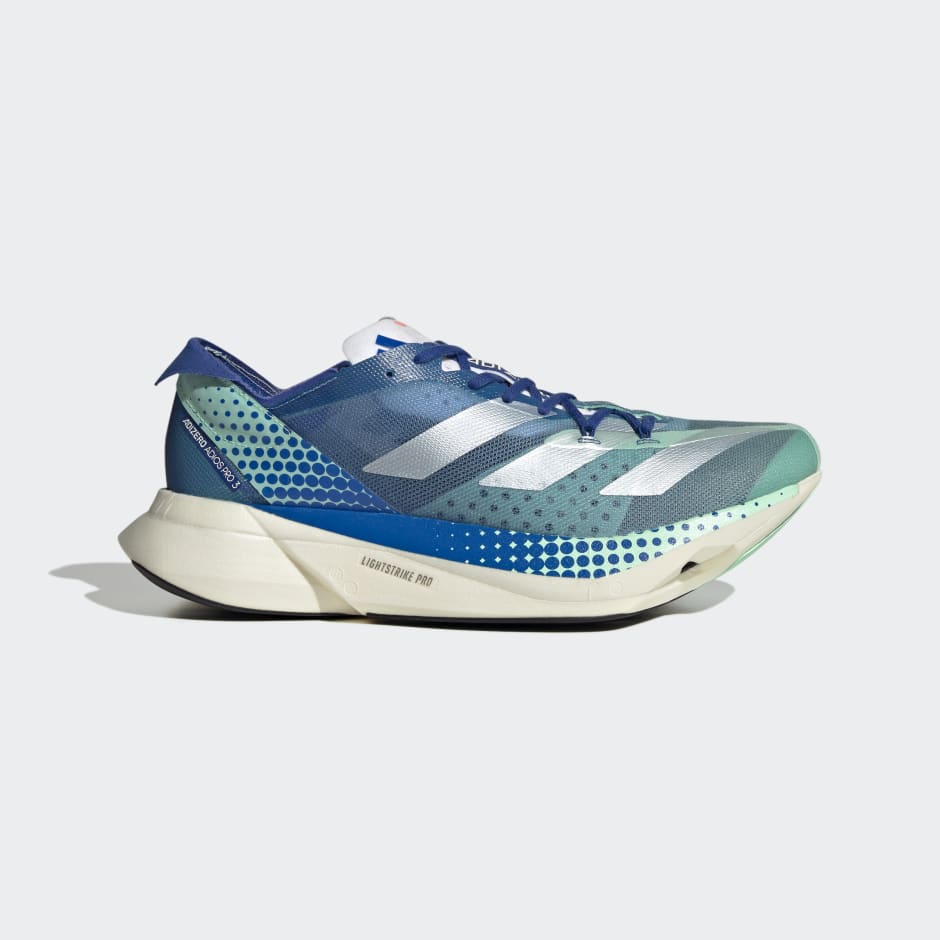 Shoes - Adizero Adios Pro 3 Shoes - Turquoise | adidas Oman