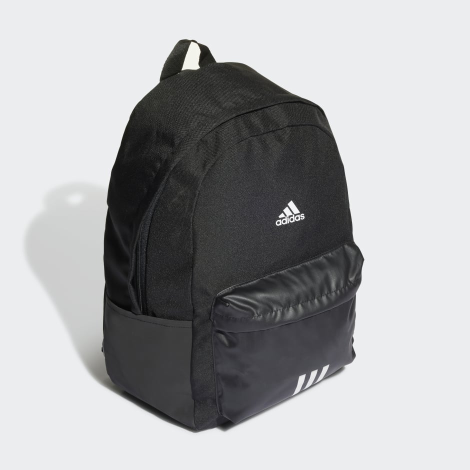 adidas Classic Badge of Sport 3-Stripes Backpack - Black | adidas UAE