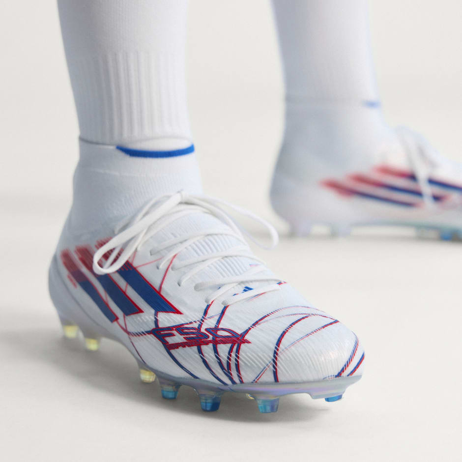 Ghete de fotbal pentru teren ferm sau gazon artificial F50 SPARKFUSION ELITE Mid-Cut, de damă