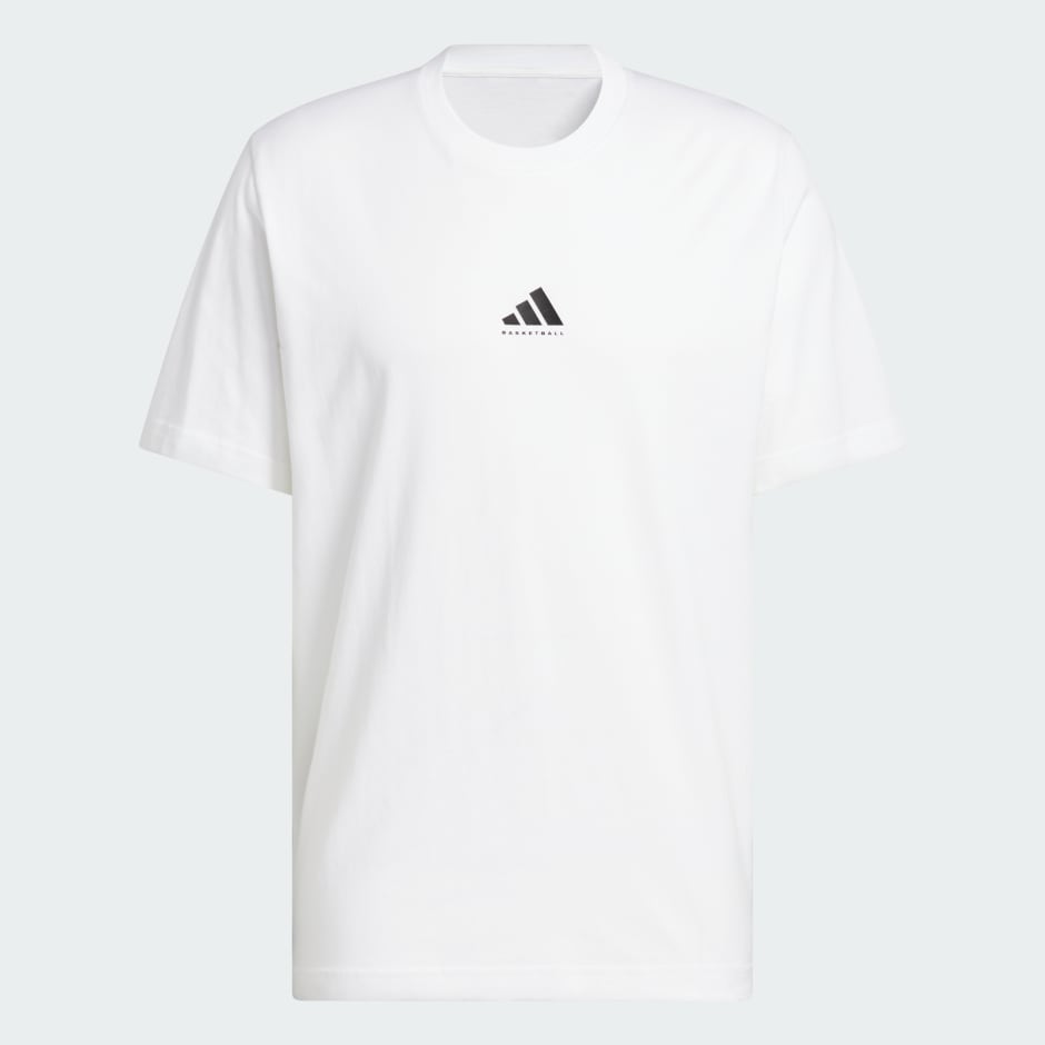 ★adidas★ Basketball Tee White JX5574 Adidas Basketball Tee – DTLR
