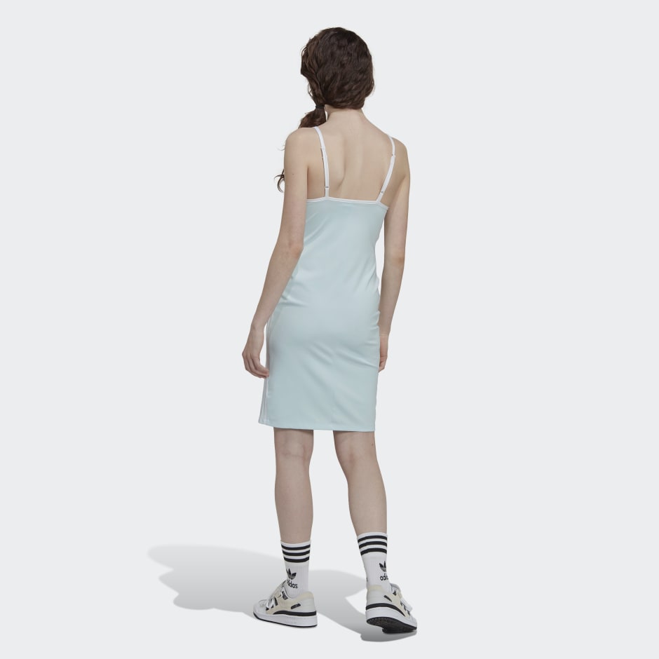 Clothing - Always Original Laced Strap Dress - Blue | adidas South Africa