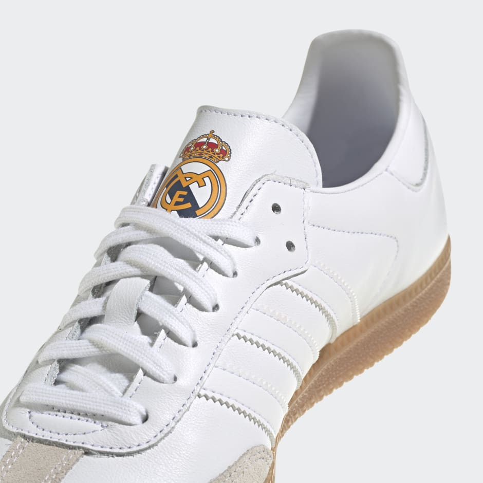 Portero Contaminado Saliente Men's Shoes - SAMBA Real Madrid Shoes - White | adidas Oman