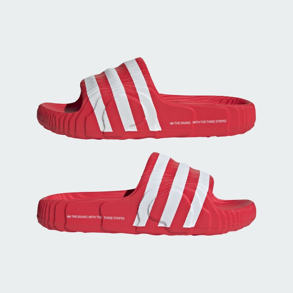 Red adidas duramo slides online