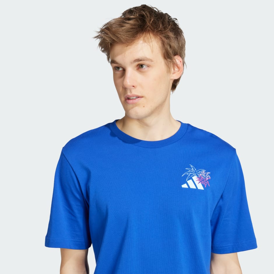 Lounge Pastel Embroidery Graphic Tee