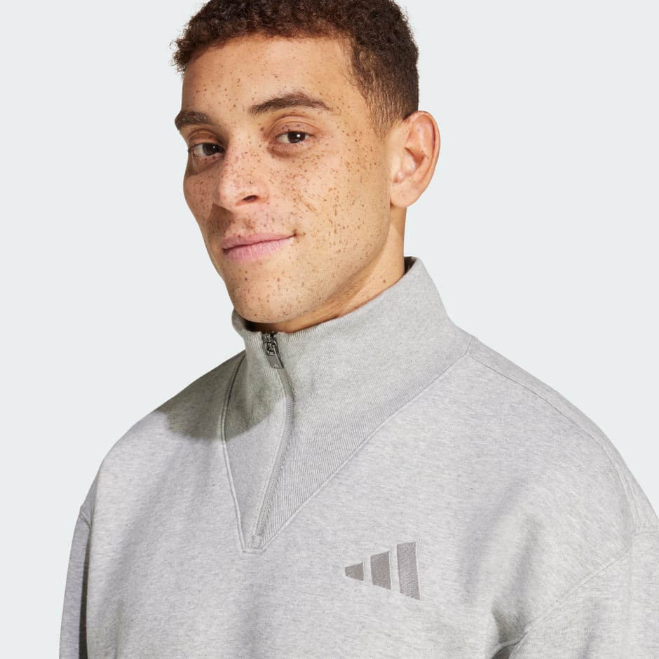 ALL SZN Fleece Quarter-Zip Crew Sweatshirt