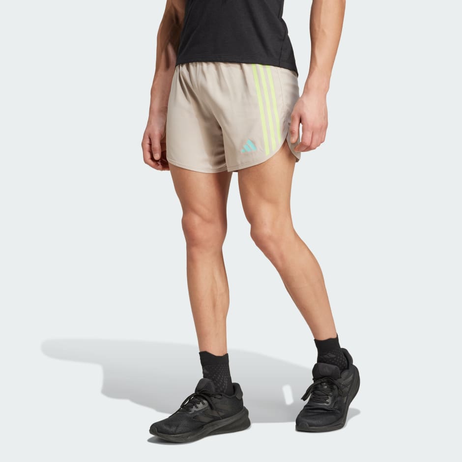 Own the Run 3-Stripes Shorts