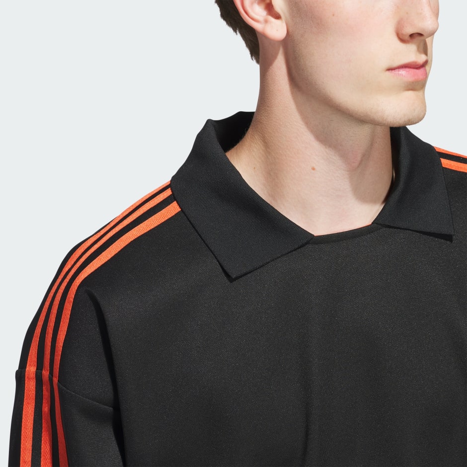 Clothing - Rugby Polo - Black | adidas Qatar
