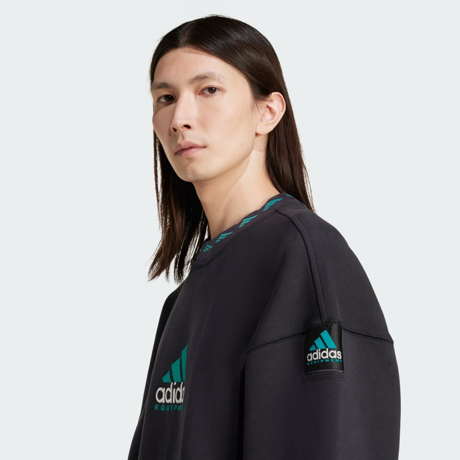 Bluză de trening cu guler rotund EQT Wash