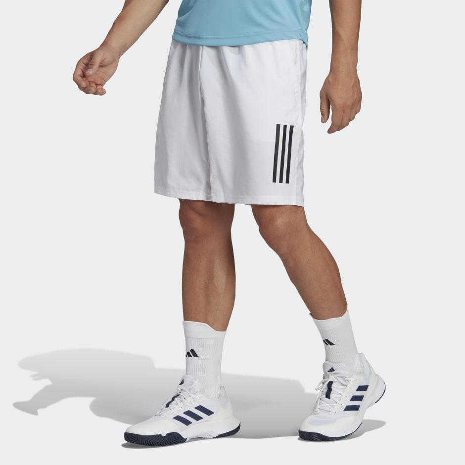 Clothing - Club 3-Stripes Tennis Shorts - White | adidas South Africa