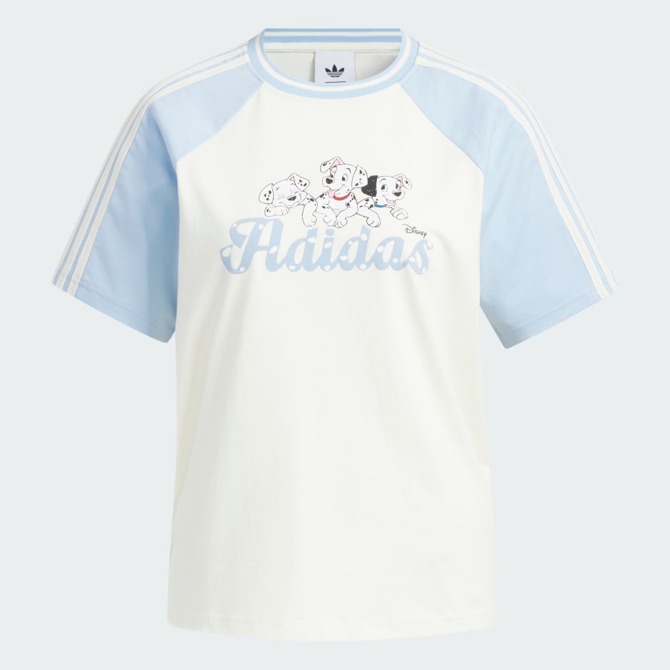 【adidas】ディズニー 101匹わんちゃんDALMATIAN RAGLAN Tシャツ adidas Disney Dalmatian Raglan Tee - Pink | adidas Hong Kong