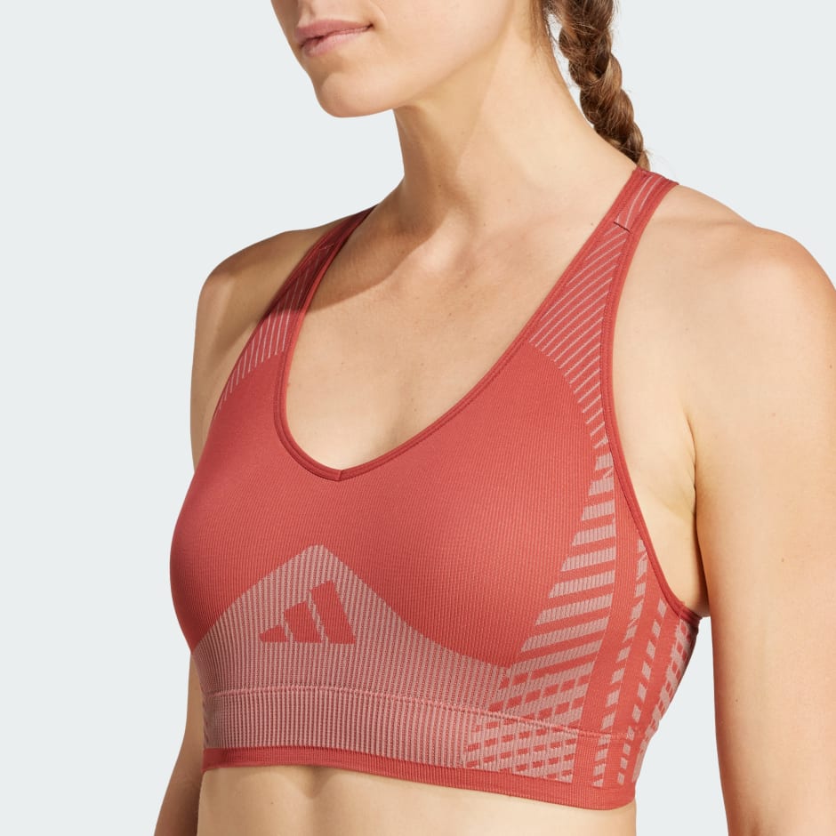 Bustieră de antrenament cu susținere ușoară AEROKNIT