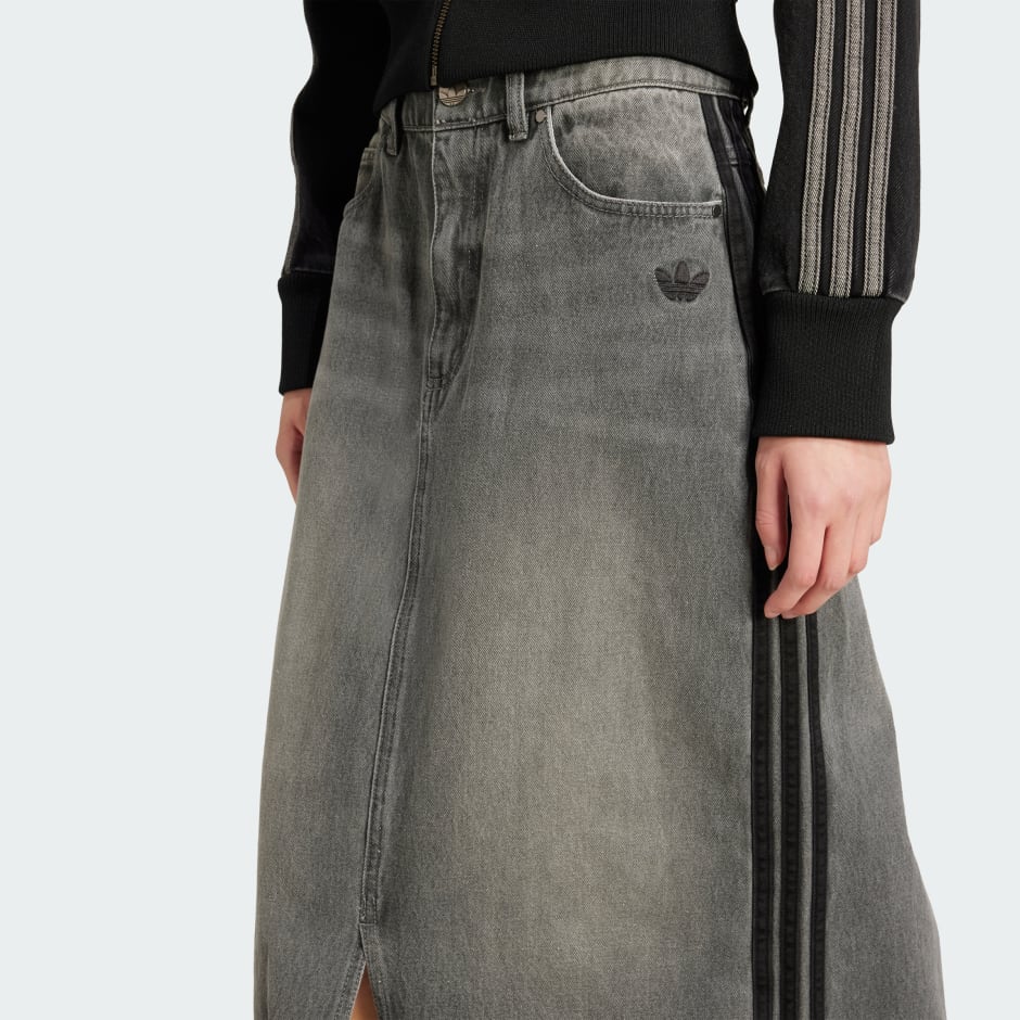 Adicolor 3-Stripes Denim Pencil Skirt